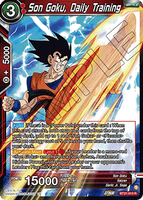 DBSCG-BT21-010 R Son Goku, Daily Training