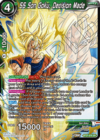 DBSCG-BT21-076 SR SS Son Goku, Decision Made
