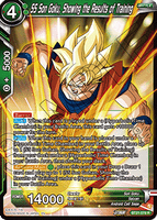 DBSCG-BT21-078 R SS Son Goku, Showing the Results of Training