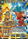 DBSCG-BT21-111 SR SSB Son Goku VS Golden Frieza, Spirit Clash