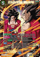 DBSCG-BT24-118 SR SS4 Son Goku & SS4 Vegeta, Striking a Weak Point