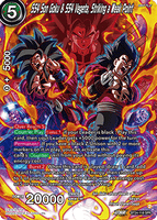 DBSCG-BT24-118 SPR SS4 Son Goku & SS4 Vegeta, Striking a Weak Point