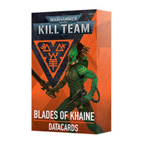 Warhammer 40,000 - Kill Team Datacards: Blades of Khaine (English)