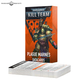 Warhammer 40,000 - Kill Team Datacards: Plague Marines (English)