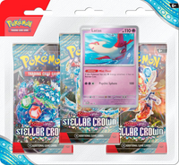 Pokémon TCG: [SV07] Scarlet & Violet - Stellar Crown 3-Blister Set (Latias)