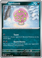 PTCG-SV01 129/198 U Spiritomb