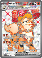 PTCG-SV01 224/198 UR Arcanine ex