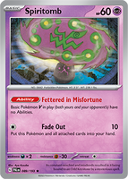 PTCG-SV02 089/193 R Spiritomb