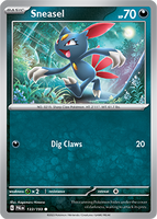 PTCG-SV02 133/193 C Sneasel