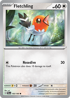 PTCG-SV02 163/193 C Fletchling