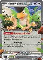 PTCG-SV02 169/193 DR Squawkabilly ex