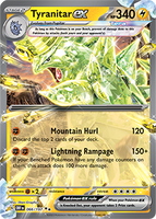 PTCG-SV03 066/197 DR Tyranitar ex