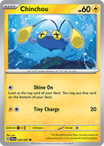 PTCG-SV04.5 020/091 C Chinchou