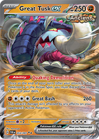 PTCG-SV04.5 053/091 DR Great Tusk ex