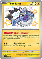 PTCG-SV04.5 139/091 SR Thundurus