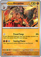 PTCG-SV06 100/167 R Hisuian Arcanine