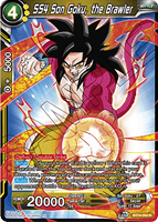 DBSCG-BT14-095 R SS4 Son Goku, the Brawler