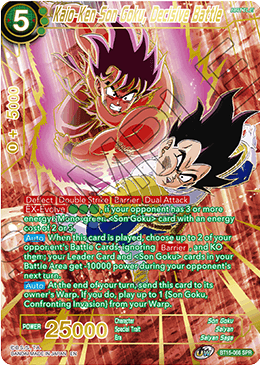 DBSCG-BT15-066 SPR Kaio-Ken Son Goku, Decisive Battle