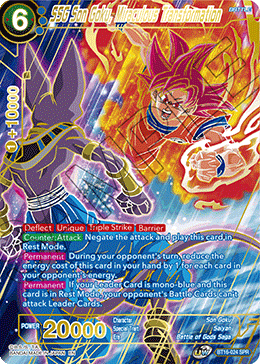 DBSCG-BT16-024 SPR SSG Son Goku, Miraculous Transformation