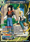 DBSCG-BT17-033 SR Android 17 & Android 18, Teaming Up