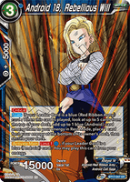 DBSCG-BT17-047 UC Android 18, Rebellious Will