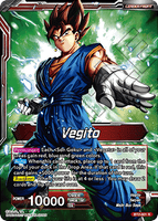 DBSCG-BT2-001 R Vegito // Fusion Warrior Super Saiyan Vegito