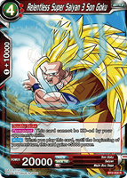 DBSCG-BT2-004 R Relentless Super Saiyan 3 Son Goku