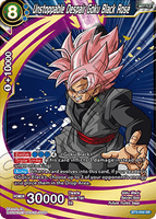 DBSCG-BT2-054 SR Unstoppable Despair Goku Black Rosé