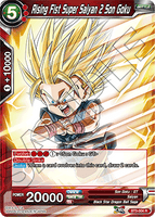DBSCG-BT3-004 R Rising Fist Super Saiyan 2 Son Goku