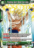 DBSCG-BT3-057 R Finishing Spirit Bomb Son Goku