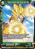 DBSCG-BT3-058 UC Pressure Assault Super Saiyan Son Goku