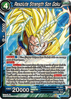 DBSCG-BT5-030 R Resolute Strength Son Goku