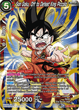 DBSCG-DB3-002 SR Son Goku, Off to Defeat King Piccolo