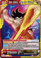 DBSCG-DB3-122 R Son Goku, Plan for Victory