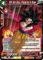 DBSCG-BT18-012 C SS4 Son Goku, Preparing to Brawl