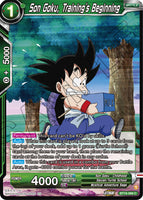 DBSCG-BT18-066 C Son Goku, Training's Beginning