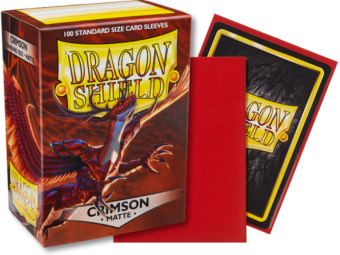 Dragon Shield - Crimson 'Logi' Matte Card Sleeves