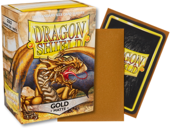 Dragon Shield - Gold 'Gygex' Matte Card Sleeves