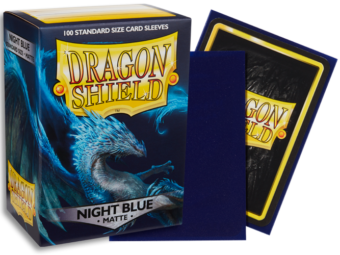 Dragon Shield - Night Blue 'Botan' Matte Card Sleeves