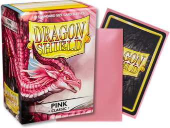 Dragon Shield - Pink ‘Chandrexa’ Classic Card Sleeves