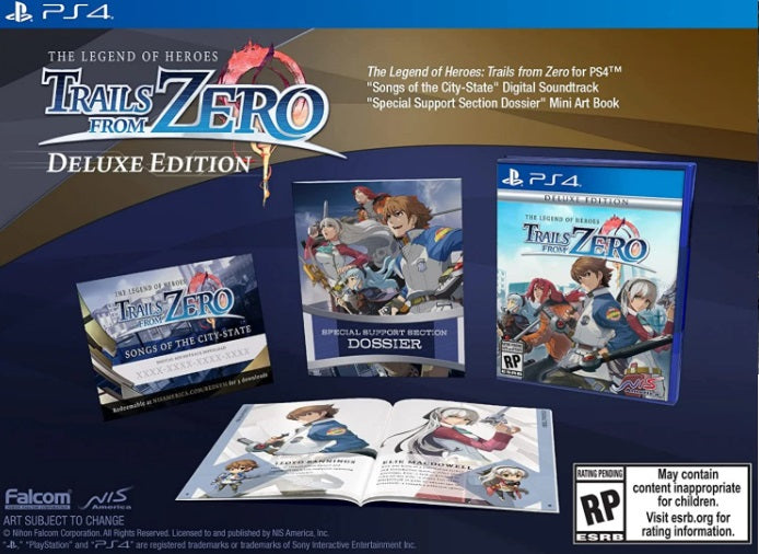 PS4 The Legend of Heroes: Trails from Zero Deluxe Edition