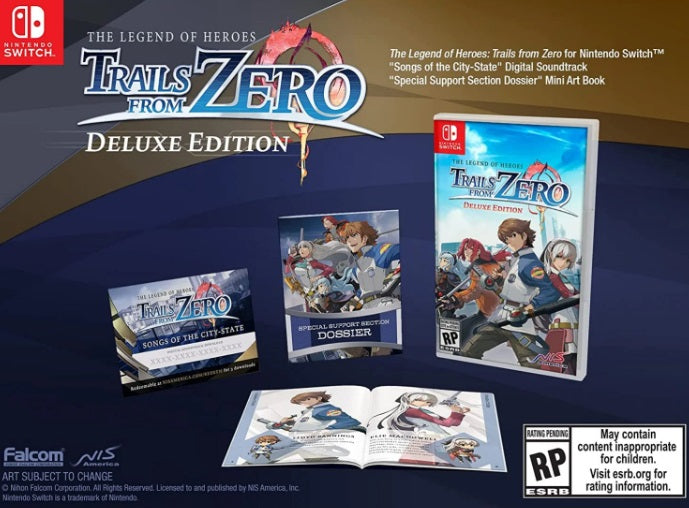 NS The Legend Of Heroes: Trails From Zero Deluxe Edition