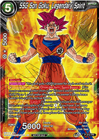 DBSCG P-312 PR SSG Son Goku, Legendary Spirit (BT14 Pre-Release)