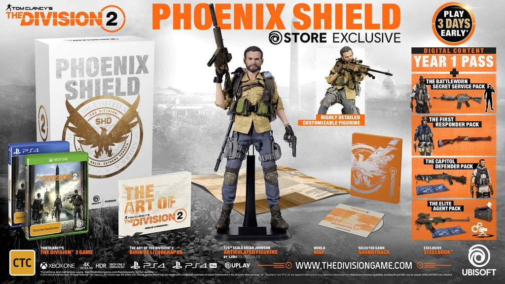 PS4 The Division 2 (The Phoenix Shield Collector's Edition)