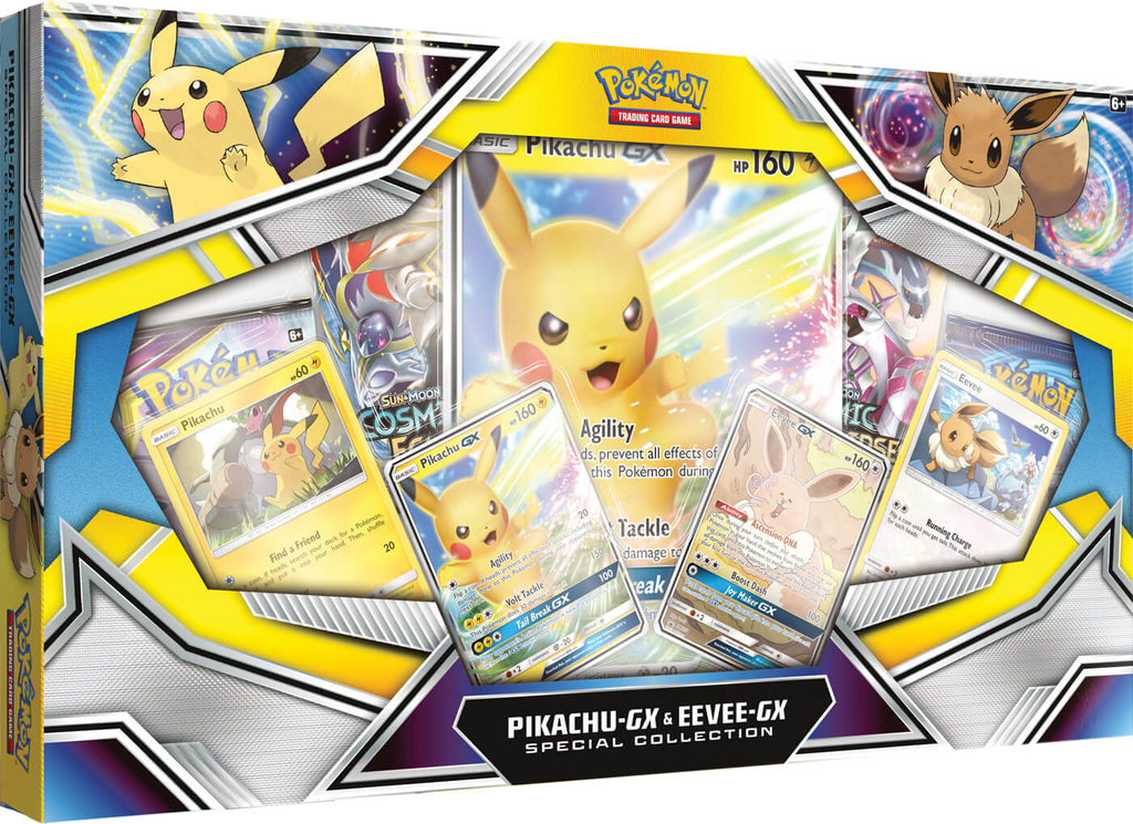 Pokémon TCG: Pikachu-GX & Eevee-GX Special Collection Box