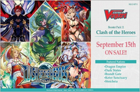 CardFight!! Vanguard: WillDress - [VGE-D-BT11] Clash Of The Heroes English Booster Box