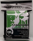 Aegis - Defense Up Standard Guard Series: Green Card Sleeves