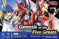 CardFight!! Vanguard: OverDress - [VGE-D-BT01] Genesis of the Five Greats English Booster Box