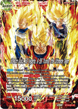 DBSCG-BT19-001 UC Son Goku & Vegeta & Trunks