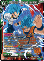 DBSCG-BT19-080 R SSB Son Goku & SSB Vegeta, Team Attack